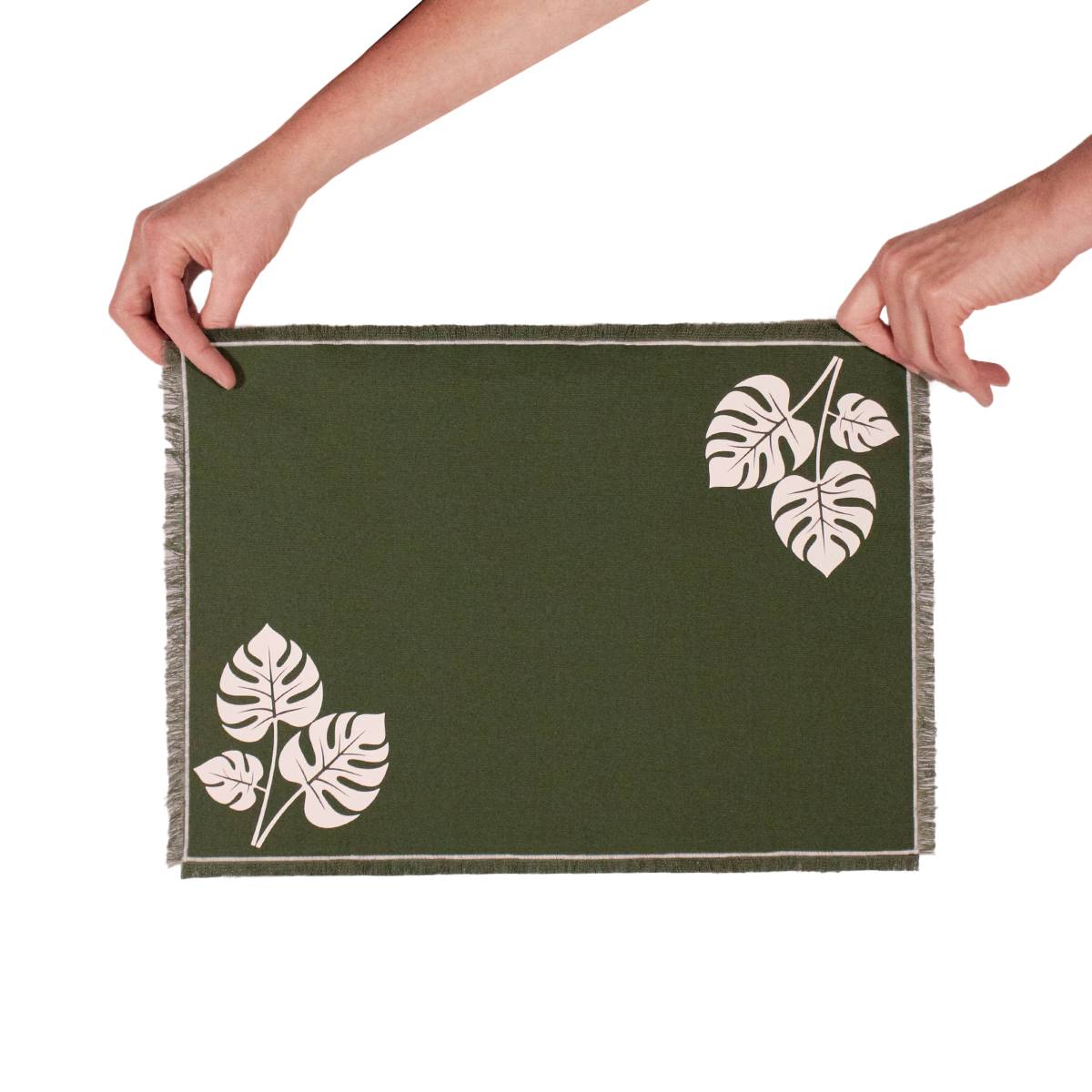 placemat monstera