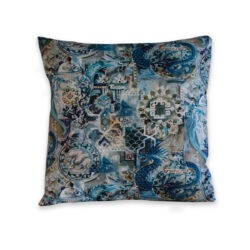 sierkussenhoes Blauw draak
