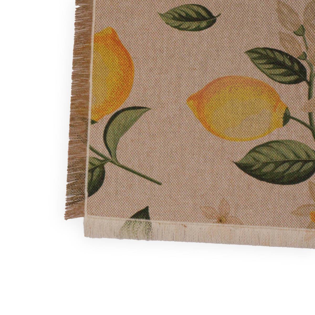 placemat citroen met franjes